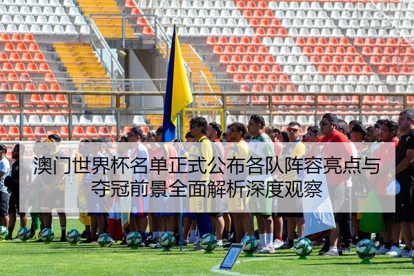 澳门世界杯名单正式公布各队阵容亮点与夺冠前景全面解析深度观察